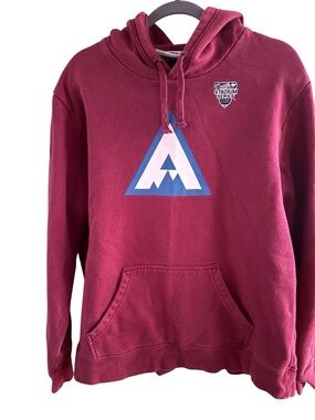 Fanatics XL Colorado Avalanche NHL 2020 Stadium Series Burgundy "A" Hoodie